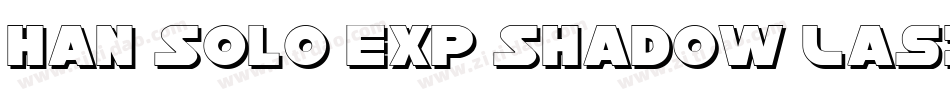 Han Solo Exp Shadow LasItal字体转换